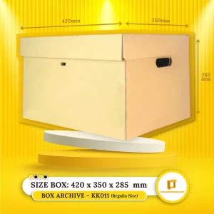 Kotak KK011 (420 x 350 x 285 mm) - Regalia Size Archive Box
